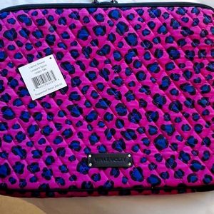 Vera Bradley Laptop Sleeve- Leopard Spots